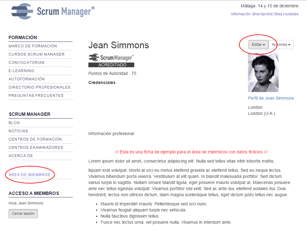 Perfil Scrum Manager