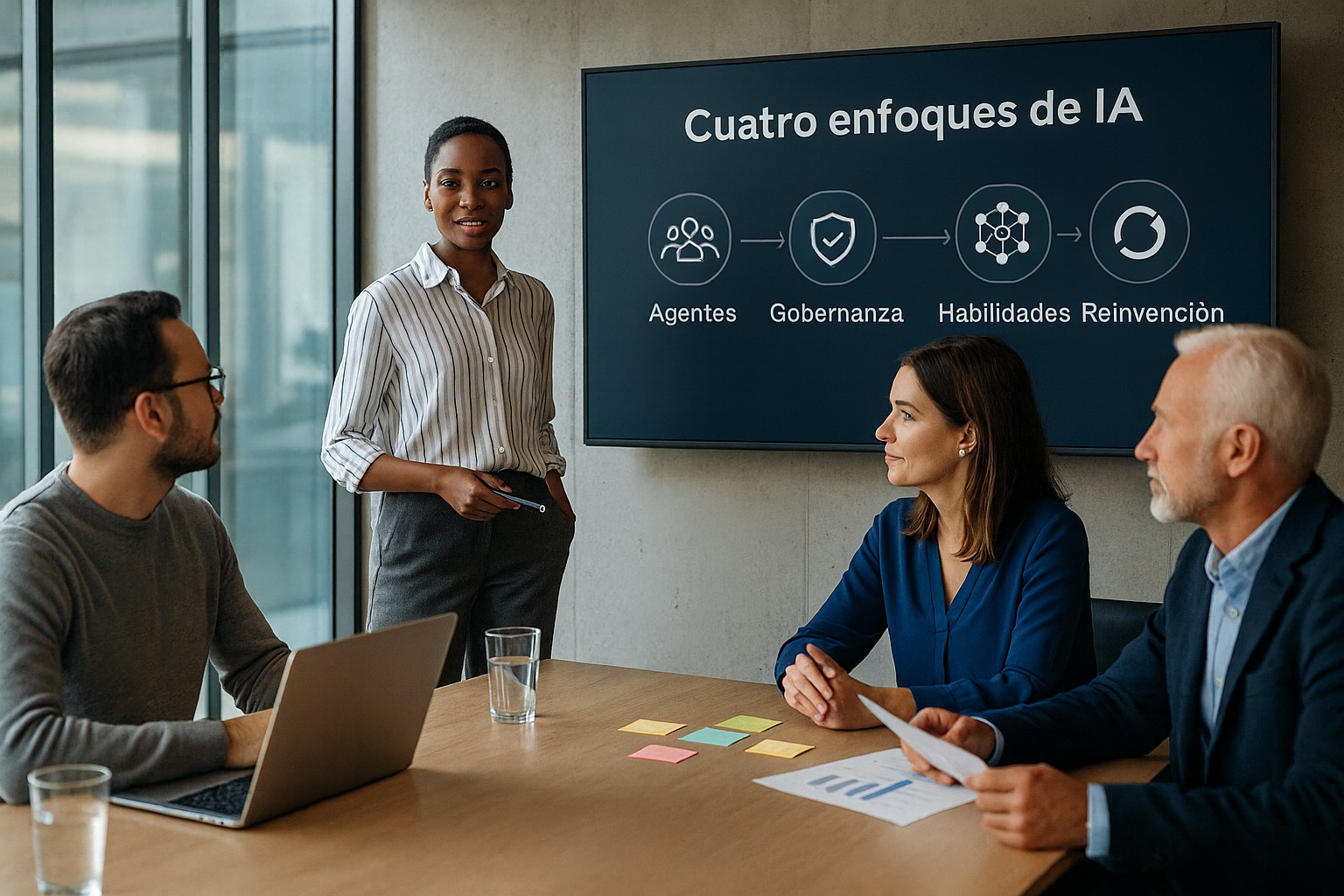 Miniatura de Cuatro marcos para transformar la empresa con IA