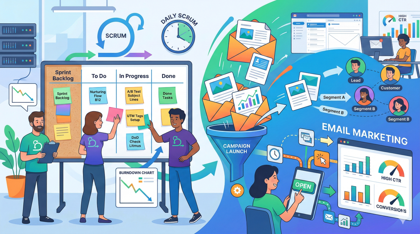 Miniatura de Scrum en Email Marketing: El Arte de Refinar el Backlog de Automatización